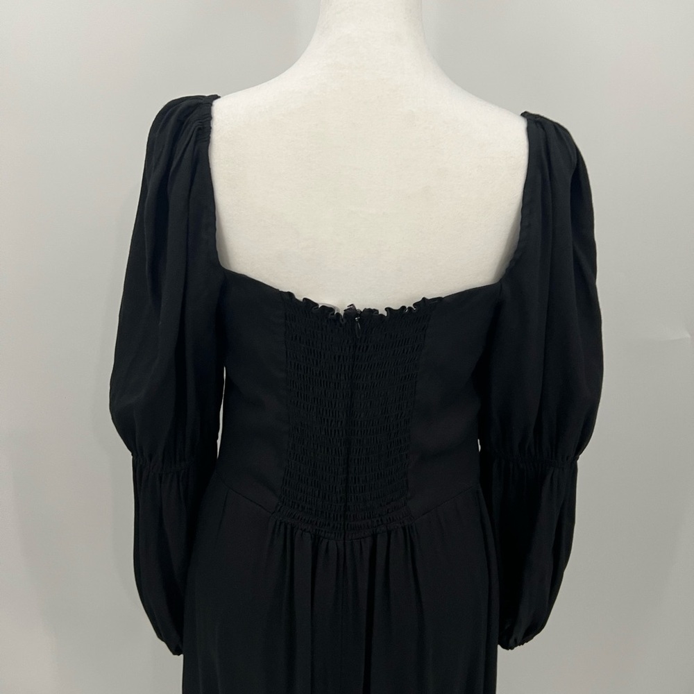 Reformation Mica black midi dress - Picture 4 of 9